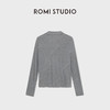 ROMI STUDIO“肤感至上”桑蚕丝混纺独特翻领长袖上衣 RWDSS03165 商品缩略图4