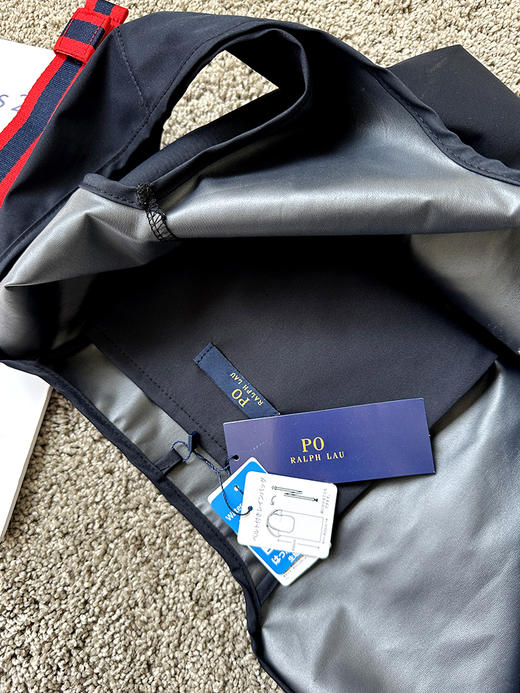 THS-无 RL马球 纯-元 高密度尼龙材logo刺绣托特包 2色 CQ1433 商品图8