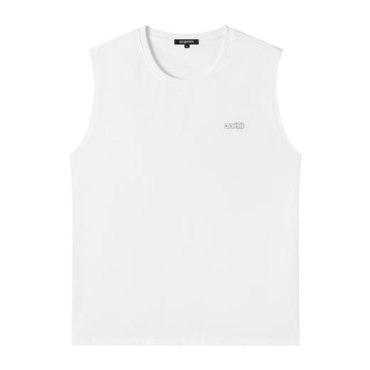 gxgjeans男装【100%棉】26夏季男式无袖T恤百搭户外跑步运动休闲背心K&C 商品图6