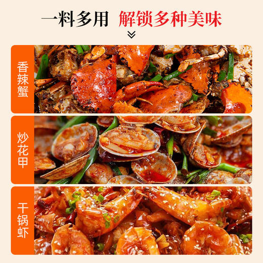 美食帝国香辣蟹调料240g干锅肉蟹煲酱料梭子蟹大闸蟹螃蟹调料商用 商品图4