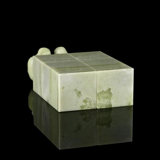 孤品18031青田石情侣对章古兽钮 3.0*3.0*11.8cm 商品图4