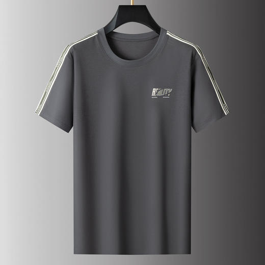 【DPS】大依优型大码男装夏季圆领短袖t恤棉质简洁休闲百搭短袖上衣 商品图2