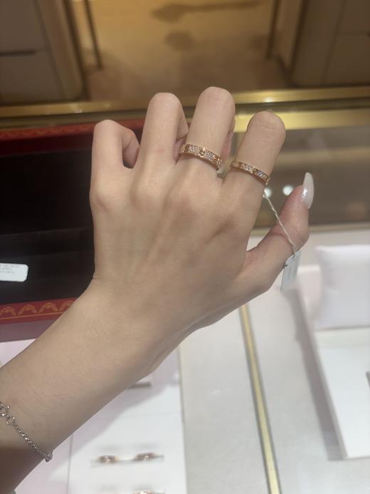 V金版【Z品定制级 1:1钢印 】卡地亚 Cartier love满天星戒指 任何女生都无法抗拒这种blingbling的感觉 超经典的一款 每个小仙女珠宝盒里都必备的一只满天星 商品图1