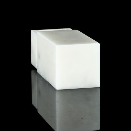 孤品18033老挝石象牙白博古方章姓名章藏书章书画章2.3*2.3*7.1cm 商品图4