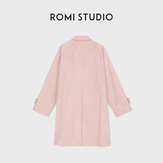 ROMI STUDIO“慵懒随性”轻薄挺括插肩袖翻领长款风衣 RWDSWU2345 商品图1