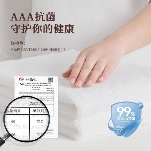 内野（UCHINO）棉花糖面巾pro纯棉新型无捻纱毛巾柔软吸水洗脸巾儿童毛巾蓝绿 商品图6