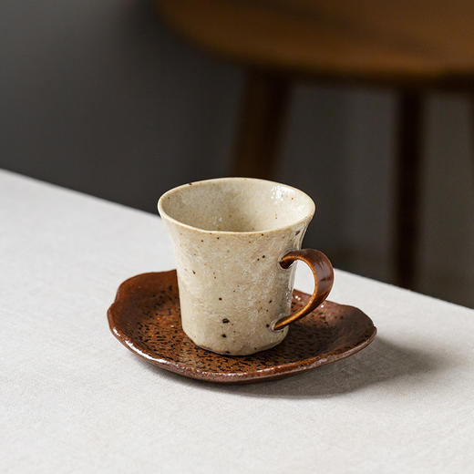 【系列满39包邮】粉引粗陶咖啡杯（基地直发-顺丰包邮）| 容量：190ml，日本进口【合作生产，公平贸易】 商品图0
