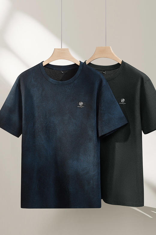 【DPF】大依优型大码男装夏季圆领短袖t恤棉质休闲宽松透气短袖上衣 商品图5