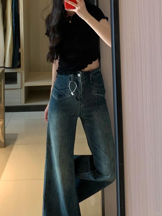 <曾小咸推荐>4.2新品上新 复古洗水微喇牛仔裤 日常159 活动109！！ 商品图3