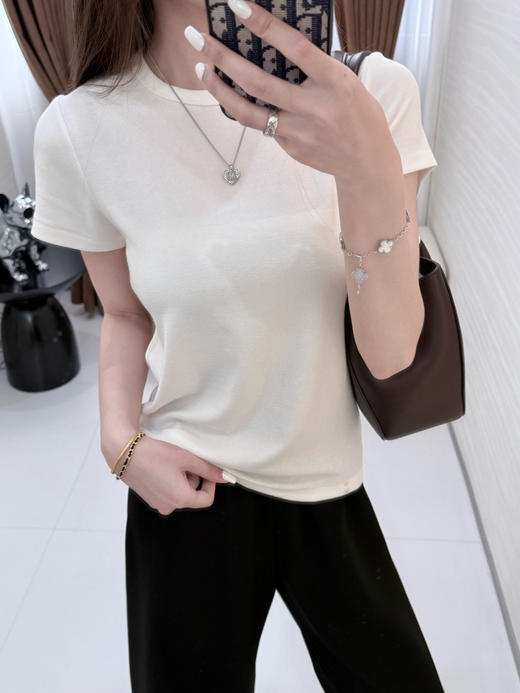 41-6 极限特惠48H 本月主推 5K+同源面料 TR极简纯色 基础款 女士圆领短袖T恤 商品图11