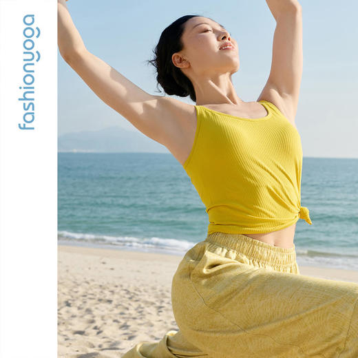 凡圣瑜伽无缝一体杯大U背心 F15210 商品图5