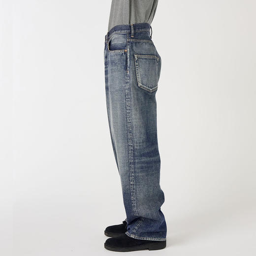 nanamica Selvage Denim Pants 复古宽松直筒水洗牛仔裤 商品图2