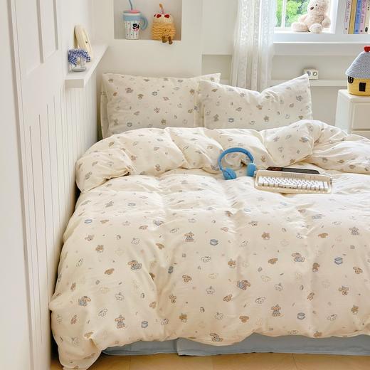 优选丨【A类全棉双层纱四件套】透气软糯 亲肤舒适 生活中的小情绪 被这柔软所治愈 自带夏日柔软 商品图5