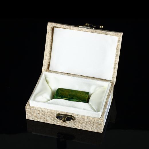 孤品18020精品孔雀绿广东绿姓名章书画闲章2.0*2.0*4.5cm 商品图4