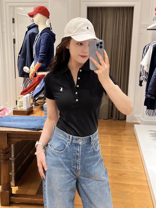 毒家正品单。欧阳娜娜  昆凌等明星同款~女款！ 毒家 四色！ 拉夫劳伦美式复古老钱风女士修身款 Polo 衫 商品图5