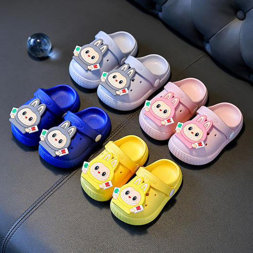 【透气不闷脚！超轻材质】儿童拖鞋防滑新款洞洞鞋新款拖鞋男童女童外穿防滑防臭厚底洞洞鞋。xb 商品图2