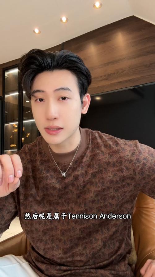 26T197SDSA男装2026新款高贵轻奢美式复古满印撞色圆领短袖T恤百搭时尚 商品图0