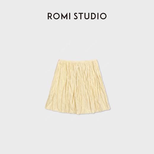 ROMI STUDIO"松弛灵动"金属丝可定型低腰A摆半身裙 RWDSXY2427 商品图1