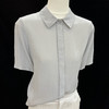 【春潮】100%桑 蚕丝Polo领真丝短袖上衣ZS25045 商品缩略图1