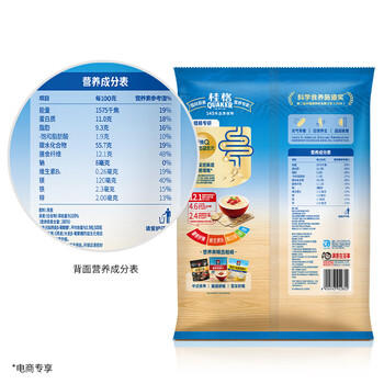 桂格（QUAKER）即食燕麦片1478克 营养早餐 膳食纤维 零添加白砂糖 商品图4