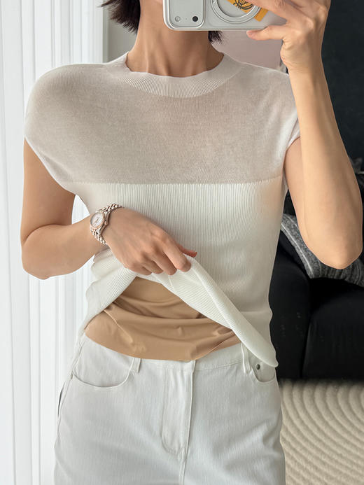 「工厂团购上新」 春夏蕾丝边百搭吊带背心 自带胸垫 商品图4