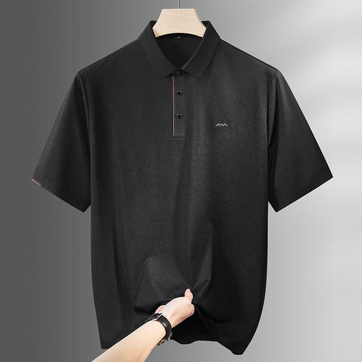 【DPF】大依优型大码男装夏季冰丝透气短袖POLO衫商务休闲百搭上衣T恤 商品图2