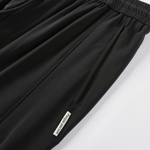 gxgjeans男装【凉感速干】26夏款男士休闲长裤松紧腰纯色舒适百搭束脚裤男K&C 商品图4