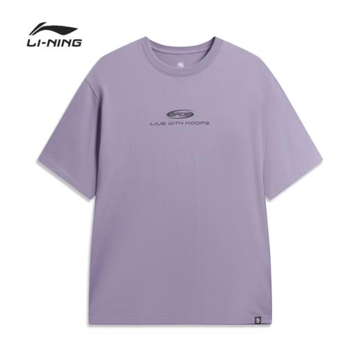 李宁反伍BADFIVE男子宽松短袖文化衫AHSW163 商品图3