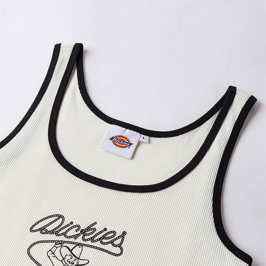 Dickies字母印花女式背心 休闲百搭 无袖上衣 DK0A87TJ 商品图5