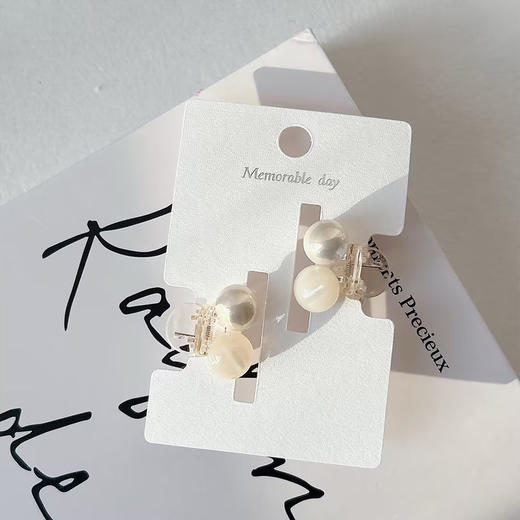 彩色樱桃型半珠对装抓夹-纪念日百货门店同款169263041 商品图1