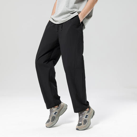 gxgjeans男装【轻薄透气】弯刀裤26夏款松紧腰宽松阔腿裤百搭男士休闲裤K&C 商品图6