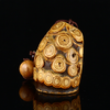 孤品18021天然紫竹竹根印章圆形别致2.8*2.5*3.8cm 商品缩略图1