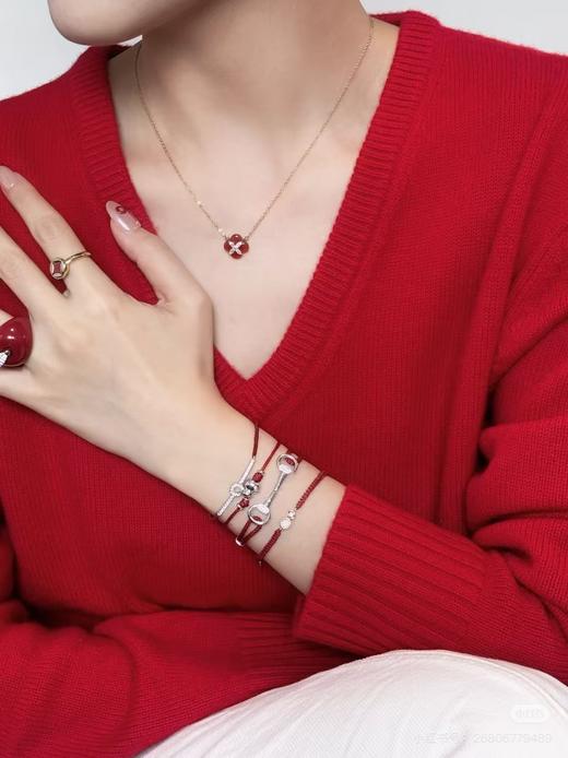 何方珠宝 2026新年系列 柿柿如意项链 耳钉 商品图1