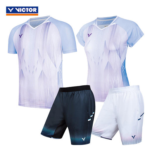 威克多胜利 男女同款 大赛系列 针织T恤 T-60002/T-61002/R-60202 商品图0