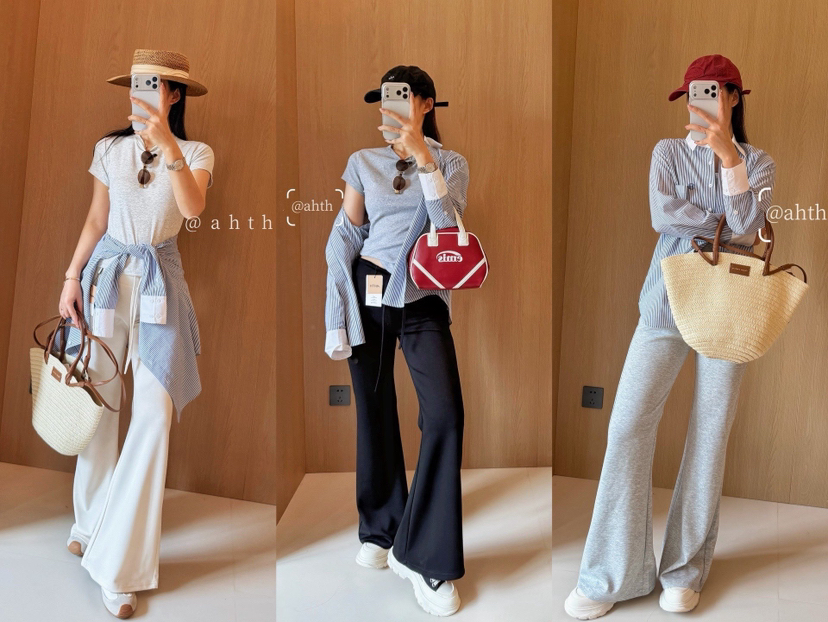 奶芙云感裸瘦裤