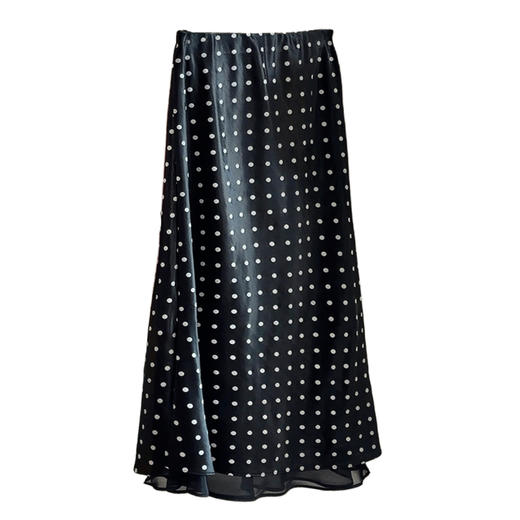 【波点醋酸缎面半身裙】丝滑拼接半身裙 春夏季新款包臀鱼尾裙 开叉长裙 商品图1