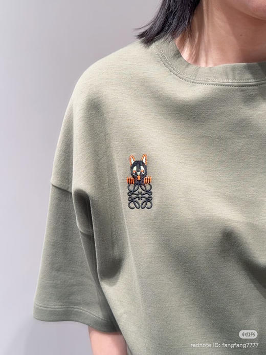 41-1 独家圆正 lew联名款 太空棉 气球宽松圆领 短袖T恤 我穿M炒鸡完美 商品图11