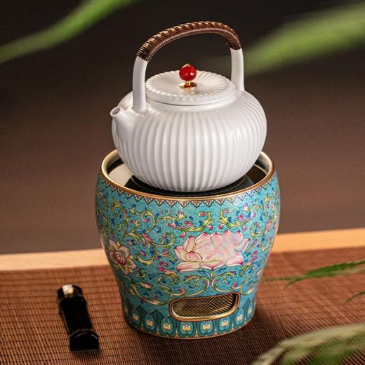 莺歌烧电陶炉 茶界‘爱马仕’ 煮水神器 远红外无声慢炖 让茶汤喝出炭火味 不挑壶 无噪音 似炭火 围炉煮茶 煮果茶花茶 多款多色 包邮 |百里居 0407 商品图6