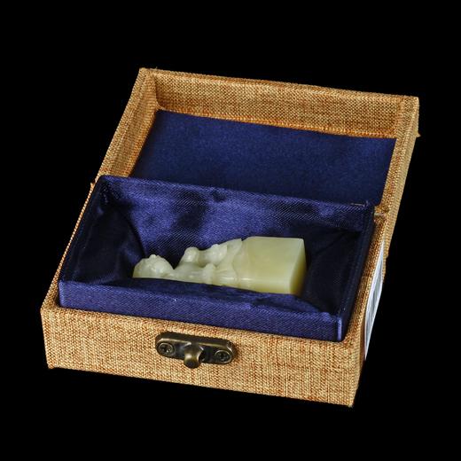 孤品18037寿山石芙蓉石古兽方章姓名章藏书章2.0*2.0*5.0cm 商品图5