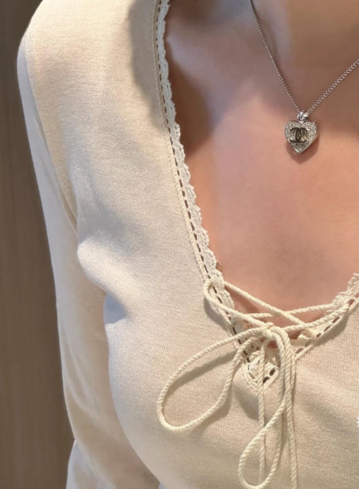 香奈儿 2026春季满钻双C新款系列 项链 耳环 商品图6