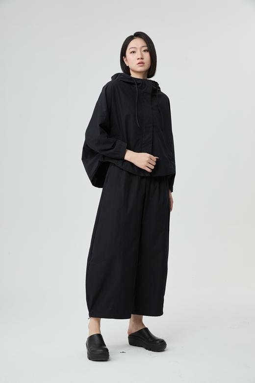 水淼春新款大码女装胖mm韩版长袖休闲大廓形风衣2641 商品图0