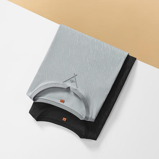 【DWP】大依优型大码男装夏季圆领短袖T恤冰丝凉爽透气加肥加大短袖上衣 商品图3