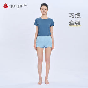 艾扬格 LifeC1237/C2142男女同款习练套装 棉质面料透气舒适柔软  20套起可订制logo