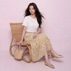 奢姿大码女装2026夏季减龄碎花半身裙胖妹妹松紧腰时尚百搭裙子9962472142 商品缩略图3