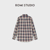 ROMI STUDIO“美式街头”进口超薄色织格纹宽松复古衬衫RWDSSY2464 商品缩略图1