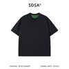 SDSA男装2026新款高贵轻奢老钱风拼接双层领短袖T恤百搭宽松上衣 商品缩略图0