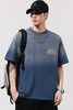 【DYG】大依优型大码男装夏季圆领短袖T恤水洗印花渐变色宽松休闲上衣 商品缩略图5