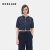 HERLIAN 2026年夏季新品复古波点娃娃领短袖夹克女士短外套 商品缩略图0