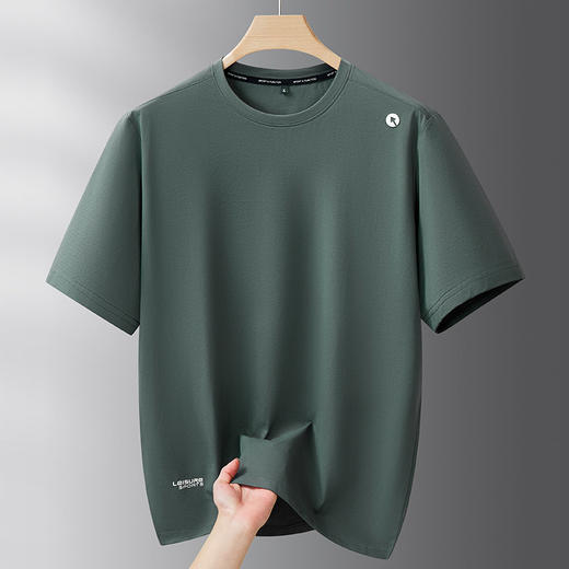 【DDS】大依优型大码男装夏季圆领短袖T恤运动户外休闲透气上衣300斤可穿 商品图3