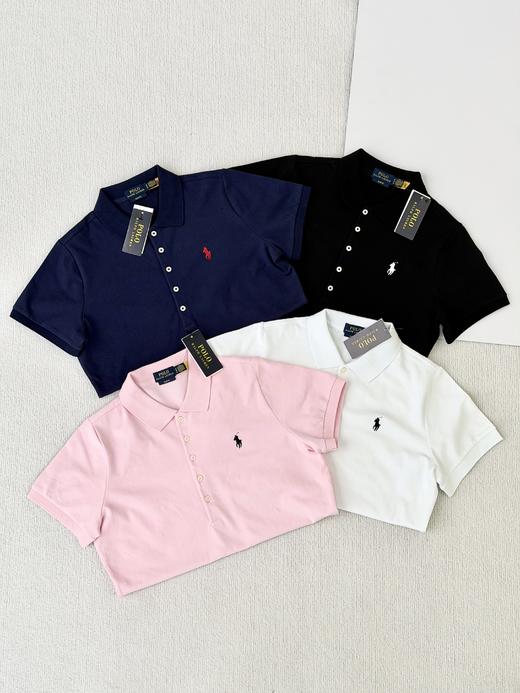 毒家正品单。欧阳娜娜  昆凌等明星同款~女款！ 毒家 四色！ 拉夫劳伦美式复古老钱风女士修身款 Polo 衫 商品图0